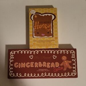 Too Faced Gingerbread Spice and Peanut Butter Honey Eye Shadow Palettes